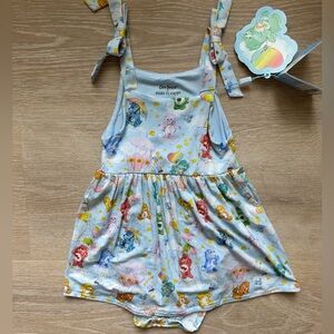 Posh Peanut Care Bears Bow Babydoll Bodysuit Dress 18-24 NWT